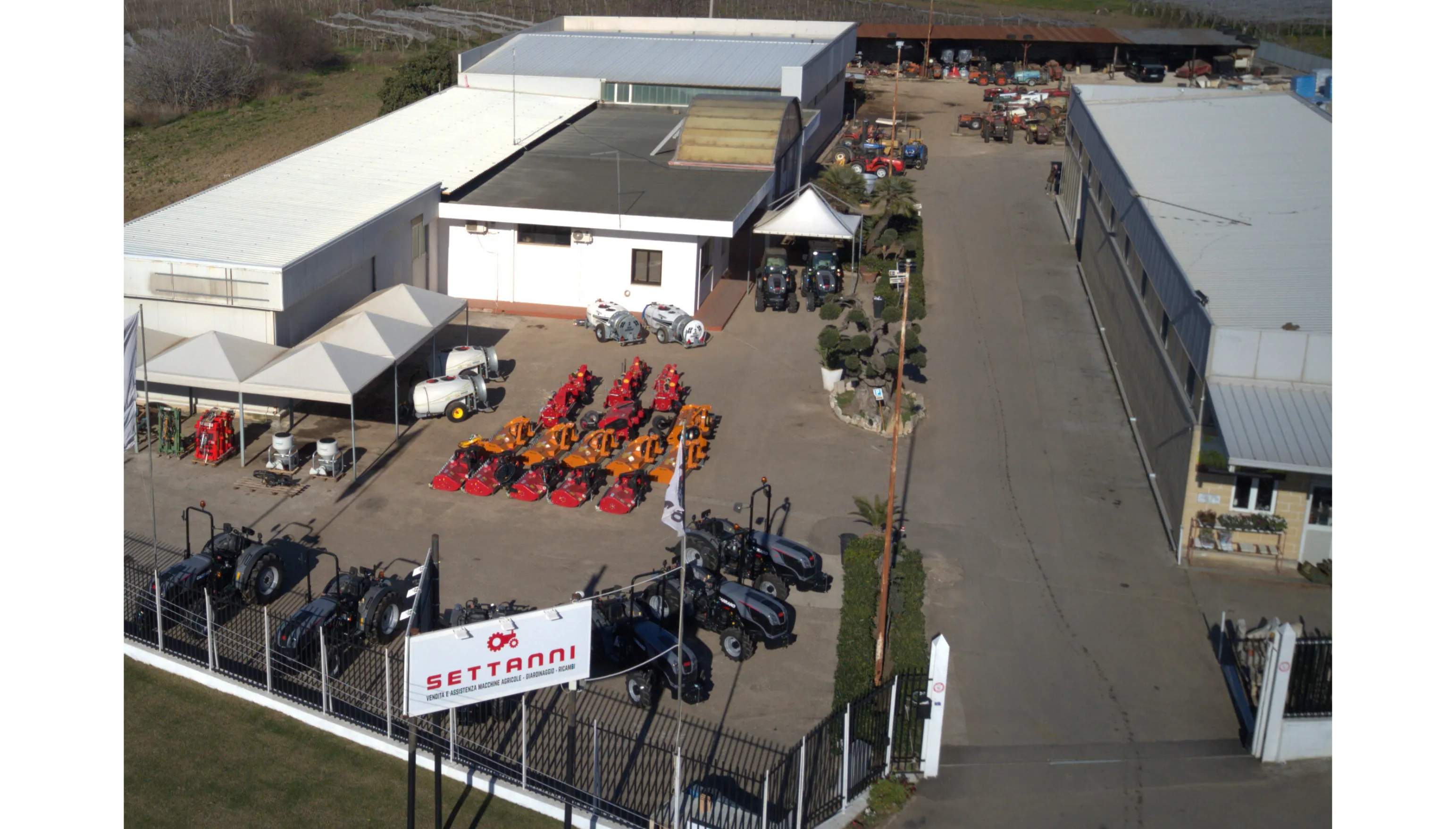 La sede di Settanni Macchine Agricole a Noicattaro (Bari)